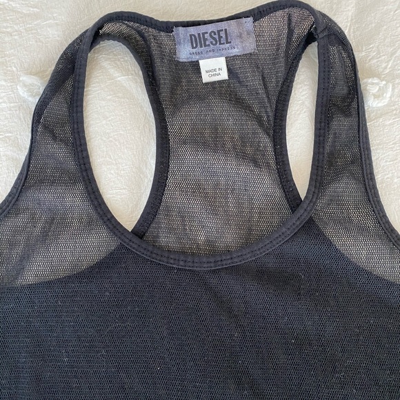 Diesel Mesh Crop Top - Picture 3 of 6